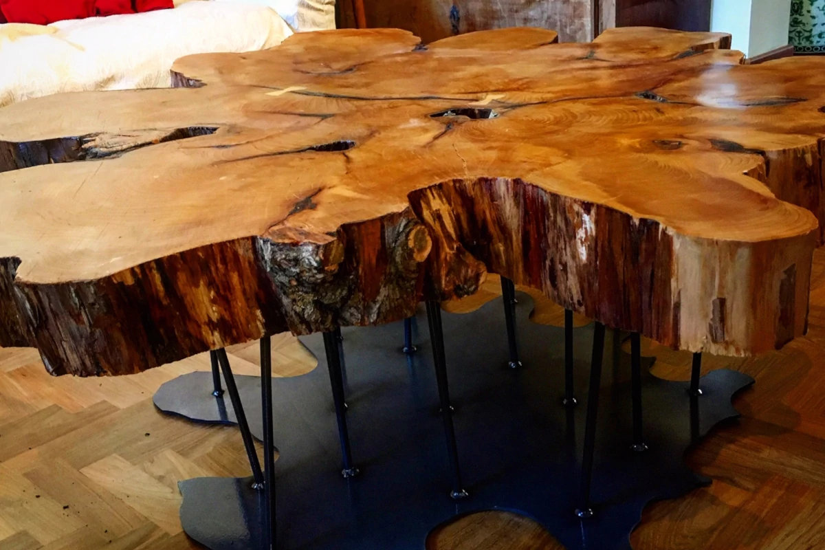 tavolo design raffinato legno viterbo e provincia